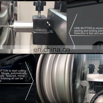 AWR32H automatic horizontal wheel rim repair machine in china manufacturer