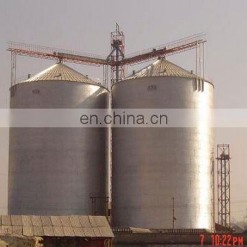 flat bottom 1000ton grain storage silos / steel maize grain silos prices