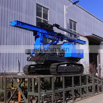 Double Power Head solar helical pile driver drilling hammer