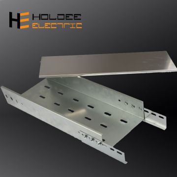 Strip galvanised zinc/aluminium, double dip perforated trough cable tray
