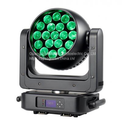 19pcs 25W 4 in1 LED Zoom Wash Moving Head Beam Light