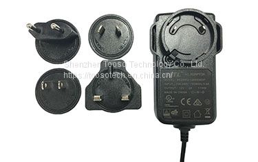 24W plug-in wall conversion switching power adapter
