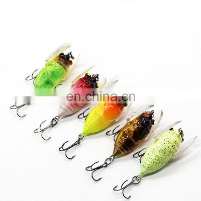 Factory price 5cm 6.5g Artificial Bait Carp Wobblers Fishing Tackle Cicada Classic Hard Plastic Minnow Fishing Lures