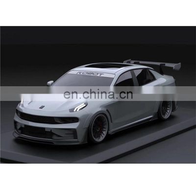 Runde For Lynk & Co 03 Upgrade Robot Style Newest Body Kit Front Lip Rear Diffuser Spoiler Side Skirts Wide Wheel Eyebrows