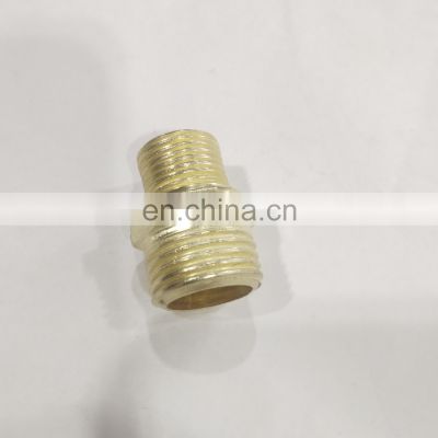 Wholesale Brass Custom Gold Quick Hose Connector Nipple Threaded Iron Pipe Fitting
