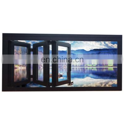 Customized thermal break aluminum alloy doors and Windows folding Windows good insulation without condensation water