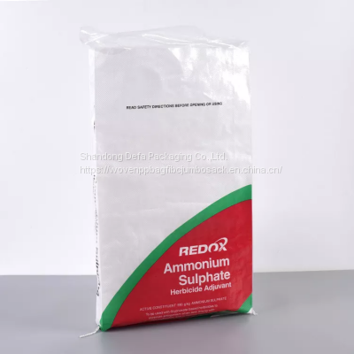 25kg 50kg Chemicals PP Woven Laminated Bag Fertilizer PP Woven Sacks