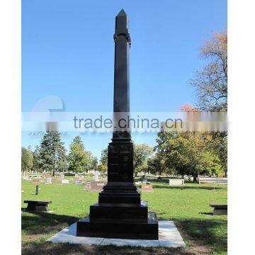 China Shanxi Black Granite War Memorials Monument