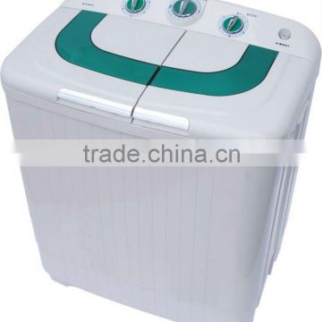 Semi-automatic mini twin tub washing machine