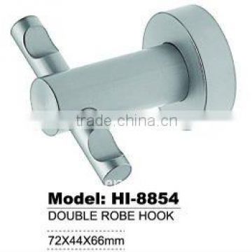 Aluminum bathroom double metal hook,Robe Hooks