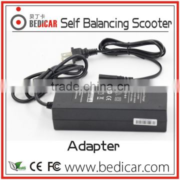 Self balance electric scooter parts FC certification 42V 2a adapter