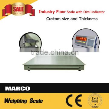 Stainless steel electronic roll up weighing scale