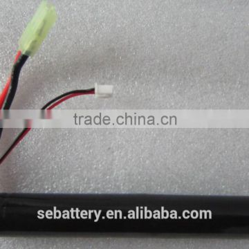 Rechargeable high rate continuous 20C Li-ion 18650 2S 7.4V 1600mAh pack