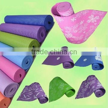 environmental friendly exercise PVC yoga mat for home and travel