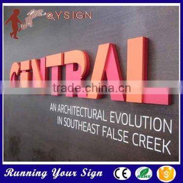 High technology usage outside outdoor directional signs