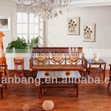 Hot Sale Chinese Conservatory Cane Primitive Sofa Sets