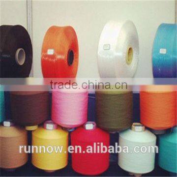 Alibaba china TFO 30s/3 100 pct spun polyester color yarn in makou town wuhan city china