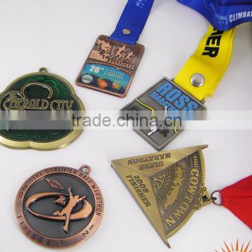 Shenzhen fmade metal custom sport medal hanger medalion