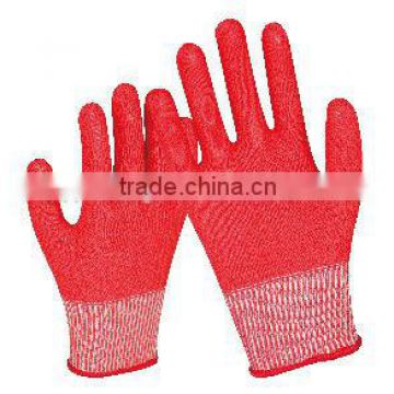 UHMW PE FIBER knitted cut resistant glove