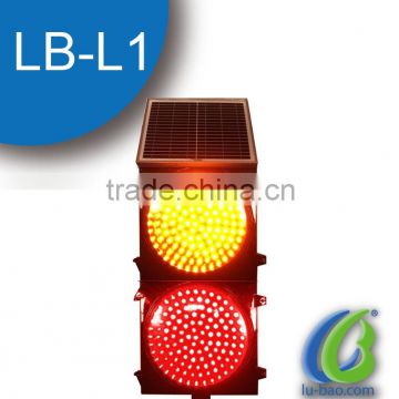 LB-L1Remind Drive Safely Tunnel Safety Blinking Led Signal Solar Traffic Light Yellow                        
                                                Quality Choice