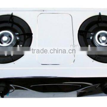 popular selling Freestanding stainless steel protable two burners gas stove/ cooker/hob