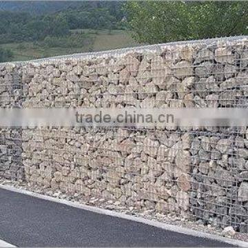 PVCcoated/Galvanized Gabion Basket (ISO 9001 Direct Factory)