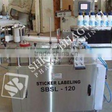 Automatic Self Adhesive Vertical Bottle Sticker Labelling Machine