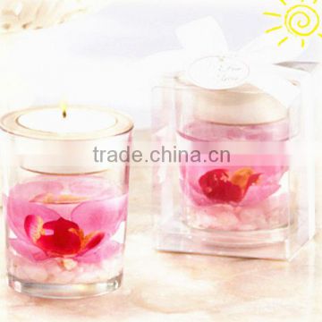 glass jar jelly candle