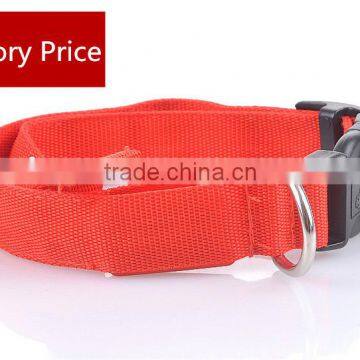 Flash Night Safety Nylon Collar Waterproof