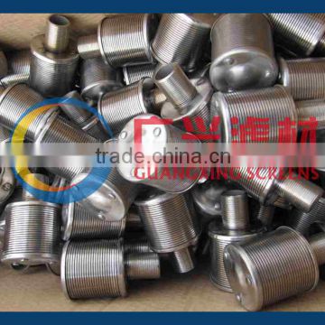 stainless steel 304 Johnson type wedge wire screen filter nozzles for water treatment