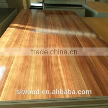 glossy melamine particle baord with 1220*2440 size
