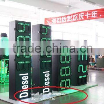 LED gas price sign led gas price changer led gas price board