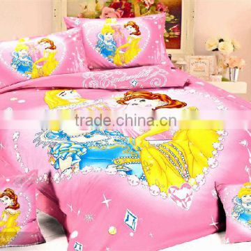 100%cotton bedding set,princess duvet cover