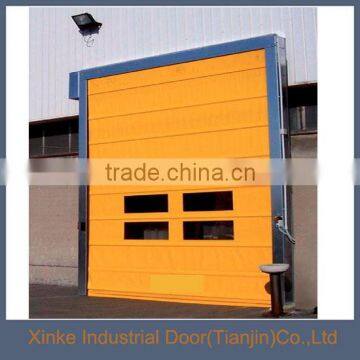 PVC fabric rolling shutter door,good quality rapid door stacking type door STD-013