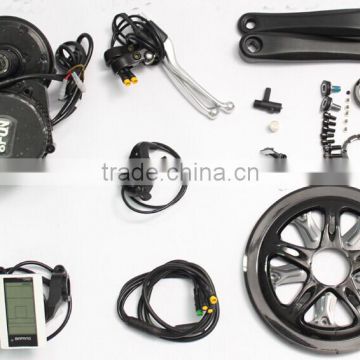 Newest 8 fun/bafang BBS02 48v 500w mid central crank motor electric bicycle /bike conversion kit with battery