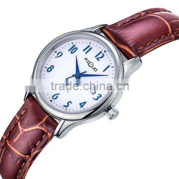 stainless steel japan movement leather couple watch