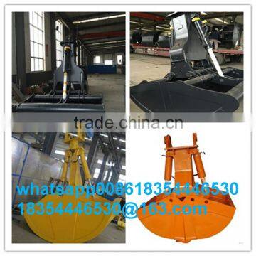 HITACHI ex200 hydraulic clamshell bucket for cargo transportation