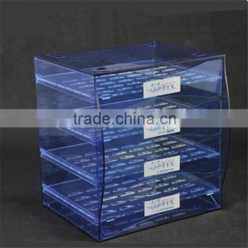 Custom Acrylic Contact Lenses Display Cases with logo