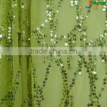 Handmake new fashion loose sequin fabric for curtain deocrative