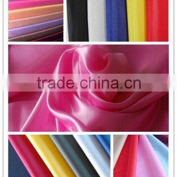 Taffeta or Oxford fabric with a PU or DWR or silicone coating