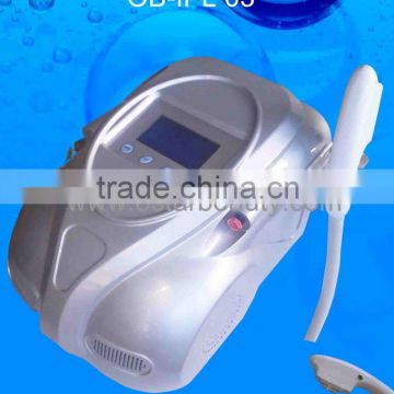 Portable ipl skin treatment system for facial hair remover