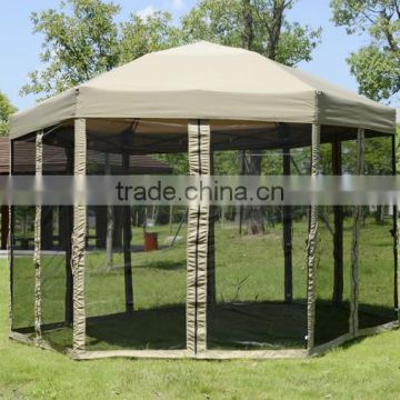 New style Steel Hexagon quick folding tent with great quality