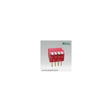 4 position piano type DIP switch
