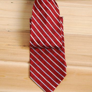 Digital Printing Silver Polyester Woven Necktie Handmade Adult