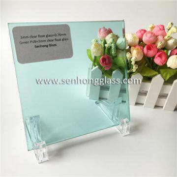 Green Laminated Glass