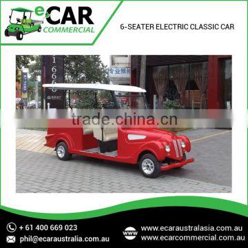 Electric Classic Luxurious Red Four Wheel Car at Best Price