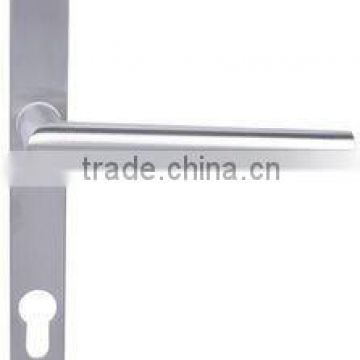 P01TH03-EU:Tube Stianless Steel Lever Handle with Plate