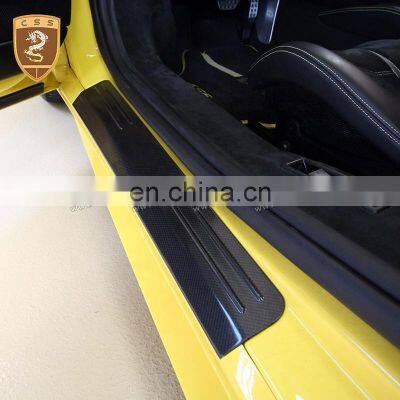 Car exterior accessories carbon door pedal sill protector for Ferra-ri 458 OEM style