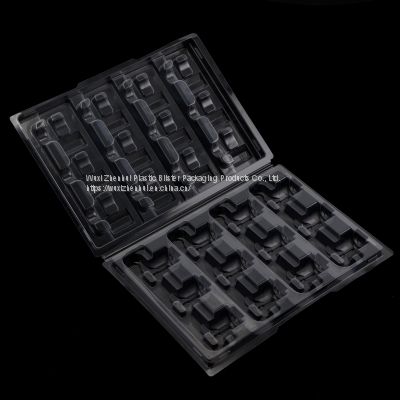 recyclable plastic clamshells transparent blister packaging trays
