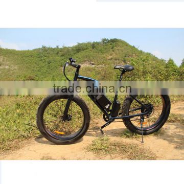 2015 fat tire bicycle, 26"x4 wheel size beach electric bike 50 to 70km long rang